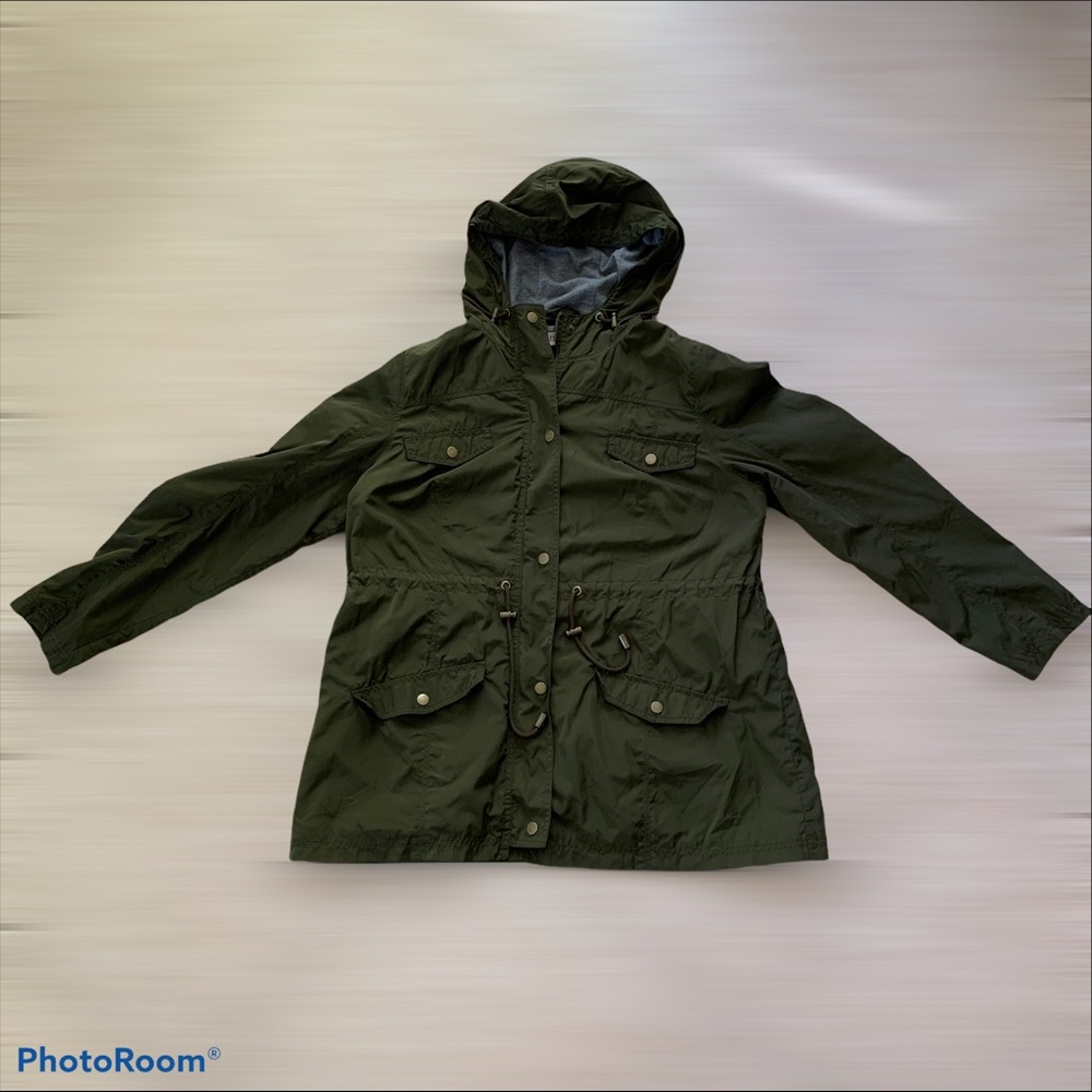 Merona ~ Olive Green Anorak Jacket ~ XXL